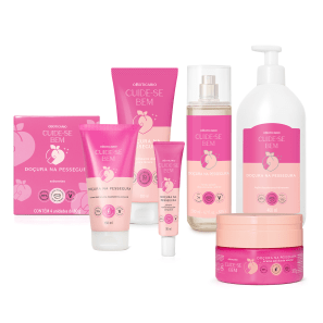 Combo Cuide-se Bem Doçura Na Pessegura Completo (7 itens)