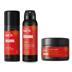 Combo Men E Brahma: Shower Gel 205g + Espuma de Barbear 190g