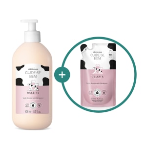 Kit Cuide-se Bem o Boticário Deleite Corporal + Refil (2 Produtos)