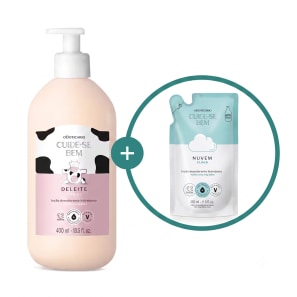 Kit Cuide-se Bem o Boticário Corporal Deleite + Refil Nuvem (2 Produtos)