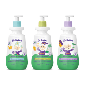 Kit Dr. Botica o Boticário Cacheados 3 ABC + Poção das Bolhas