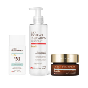Kit Skincare para Pele Madura Botik (3 itens)
