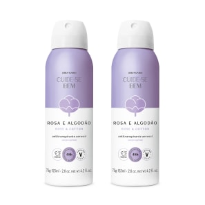 Sabonetes Cuide-se Bem Rosa e Algodão 4x80g Cada