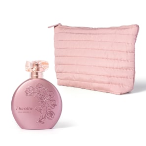 Combo Floratta Rose Bouquet: Desodorante Colônia 75ml + Nécessaire Premium