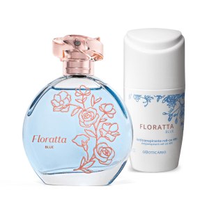 Kit Presente Floratta Blue: Desodorante Colônia 75ml + Loção Corporal 200ml + Creme para Mãos 50g