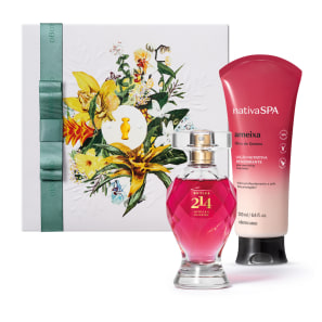 Combo Presente Dia Das Mães: Botica 214 African Sunrise Floral Frutal 75ml + Loção Corporal Nativa Spa Ameixa