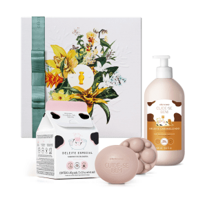 Combo Presente Dia das Mães Cuide-se Bem Deleite: Loção Corporal 400ml + Sabonetes Em Barra 2x90g