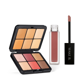 Combo Presente Dia das Mães: Paleta Multifuncional Soft Fusion 20g + Batom Líquido Mate Rosa Rose 5ml