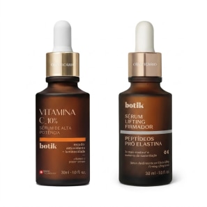 Combo Botik: Sérum de Alta potência Vitamina C 10% 30ml + Sérum Lifting Firmador Peptídeos 30ml