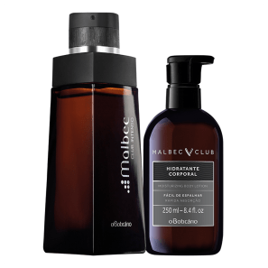 INATIVO - Combo Malbec Club Perfumado: Desodorante Colônia + Loção Hidratante Corporal