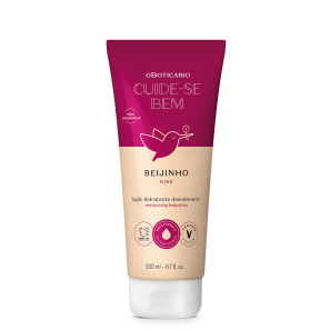 Loção Desodorante Hidratante Corporal Cuide-Se Bem Beijinho 250ml