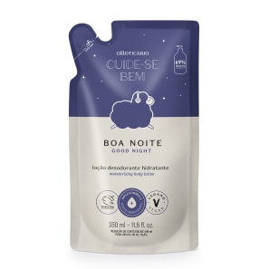 Refil Loção Hidratante Desodorante Corporal Cuide-se Bem Boa Noite 350ml