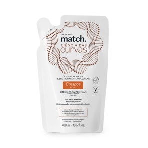 Match o Boticário Ciência das Curvas Crespos Refil - Creme para Pentear 450ml