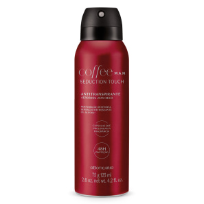 Desodorante Antitranspirante Aerossol Coffee Man Seduction Touch 75g/125ml