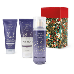 Kit Presente Natal Cuide-se Bem Boa Noite (3 itens)