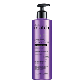 Condicionador Co-Wash Match Respeito aos Cachos, 300ml