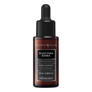 Óleo Pré e Pós Barba Malbec Club, 25ml