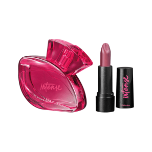Combo Intense: Intense Desodorante Colônia 70ml + Batom Cremoso 22 Sensações 3,6g