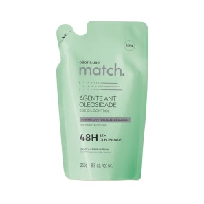 Refil Máscara Capilar Leve Match Agente Antioleosidade 250g