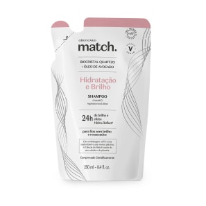 Match. o Boticário Hidratação e Brilho Refil - Shampoo 250ml