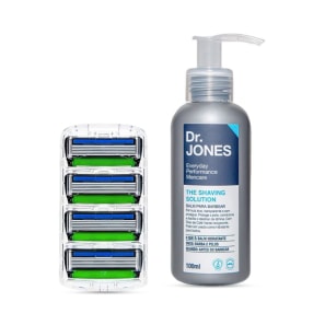 Combo Rotina: Balm Para Barbear 100ml + Kit Recarga The Razor 6 (4 unidades)