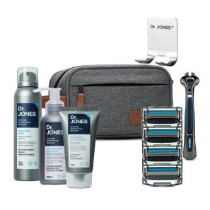 Kit The Razor 4 Barbear Clássico + Suporte (7 itens)