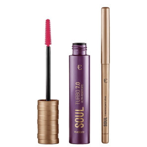 Kit Eudora Glam Solare Bronzer 4 em 1 + Iluminador Líquido
