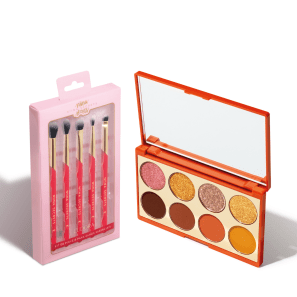 Combo Niina Secrets: Palette De Sombras Orange 5,6g + Kit de Pincéis para Olhos Essenciais