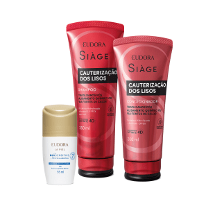 Imagem do produto: Combo Shampoo Siàge 250ml + Condicionador Siàge 250ml + Antitranspirante La Piel 55ml