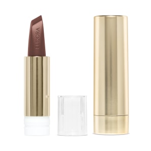 Combo Sofisticada e Determinada: Batom Marrom 3,4g + Case Dourado