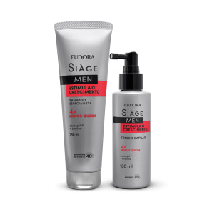 Kit Eudora Siàge Men Estimula o Crescimento (2 Produtos)