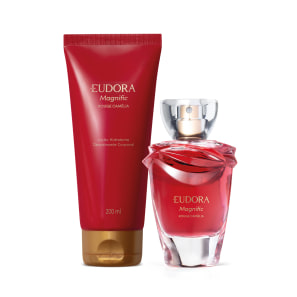 Conjunto Magnific Rouge Camélia Eudora Feminino - Desodorante Colônia 75ml + Loção Hidratante Desodorante