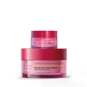 Combo Niina Secrets Skin: Creme Hidratante 45g + Máscara Labial 9g