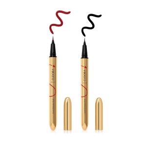 Combo O Diabo Veste Prada Caneta Delineadora Iconic Liner: Preta 0,4ml + Bordô 0,4ml