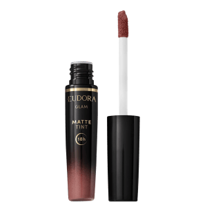 Eudora Glam Batom Matte Blur Segunda Pele Bordo Profundo