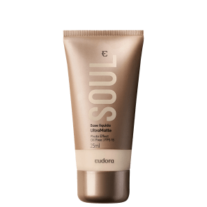 Eudora Soul Ultra Matte Cor 00 - Base Líquida 25ml