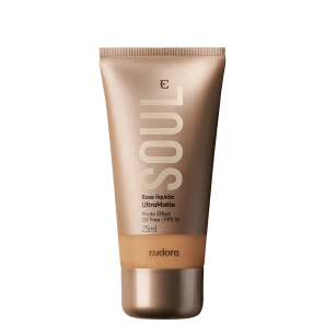 Eudora Soul Ultra Matte Cor 55 - Base Líquida 25ml