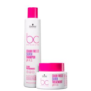 Kit Schwarzkopf Professional BC Bonacure Clean Performance Color Freeze Silver Dupla (2 Produtos)