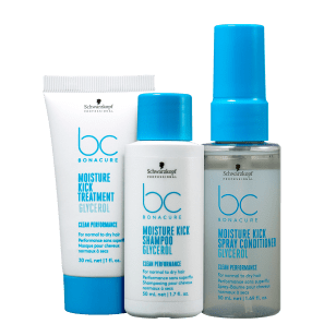 Kit Schwarzkopf Professional BC Bonacure Clean Performance Moisture Kick (3 Produtos)