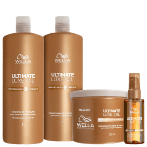 Kit Wella Professionals Ultimate Luxe Oil Quarteto (4 Produtos)