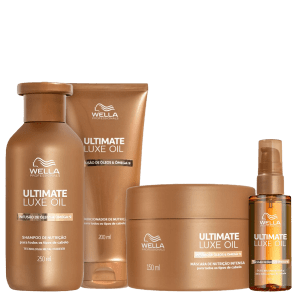 Kit Wella Professionals Ultimate Luxe Oil Quarteto (4 Produtos)