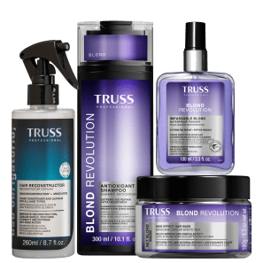 Kit TRUSS Blond Revolution Impassable + Uso Obrigatório (4 Produtos)