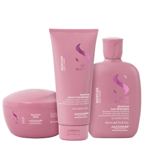 Kit Alfaparf Semi Di Lino Moisture Nutritive Trio Care (3 Produtos)