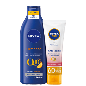 Kit NIVEA Firmador Q10 + SUN UV Face FPS 60 (2 Produtos)
