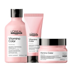 Kit L'Oréal Professionnel Série Expert Vitamino Color Shampoo Condicionador E Máscara