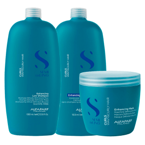 Kit Alfaparf Milano Professional Semi Di Lino Curls Profissional - Shampoo e Condicionador e Màscara