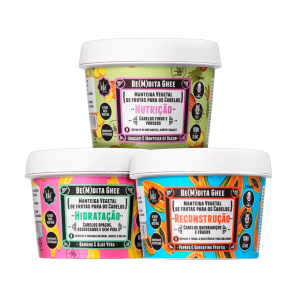 Kit Lola Cosmetics Be(M)dita Ghee Cronograma Capilar