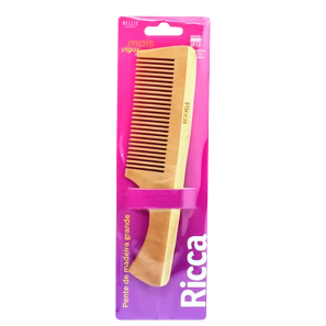 Ricca Madeira Grande - Pente de Cabelo