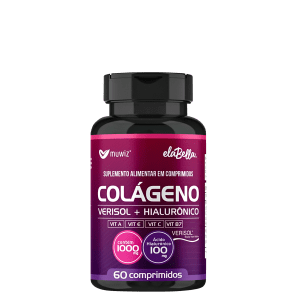 Colágeno Verisol Com Hialurônico 60 Comprimidos 1000mg Muwiz