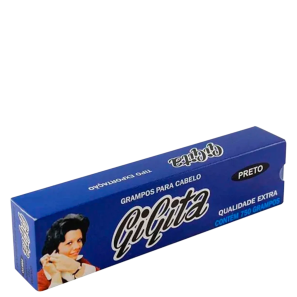 Grampo para Cabelo Gigita Preto N5 - 750 Unidades